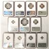 Image 2 : 1937 Complete British Silver Proof Set NGC-PF65-67