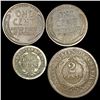 Image 2 : (4) Misc Coins LIGHTLY CIRCULATED