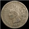 Image 1 : 1867 Indian Head Cent NICELY CIRCULATED