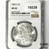 Image 1 : 1890-S Morgan Silver Dollar NGC-MS62