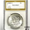 1885-S Morgan Silver Dollar PGA-MS62