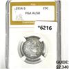 1914-S Barber Quarter PGA-AU58