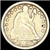Image 1 : 1853-O Arrows Seated Liberty Dime NEARLY UNC