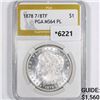 Image 1 : 1878 7/8TF Morgan Silver Dollar PGA-MS64 PL