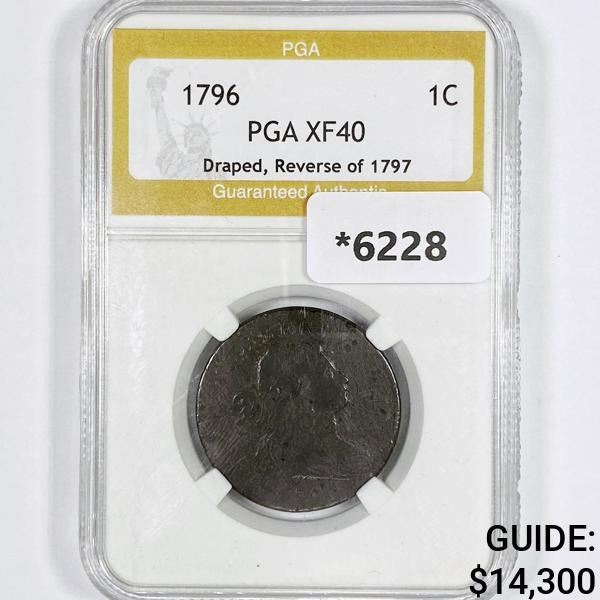 1796 Draped Bust Large Cent PGA-XF40 Rev of 97