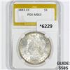 Image 1 : 1883-CC Morgan Silver Dollar PCGS-MS63