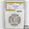 Image 1 : 1916-D Obv Walking Liberty Half Dollar PGA-MS63+