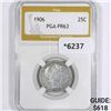 Image 1 : 1906 Barber Quarter PGA-PR63