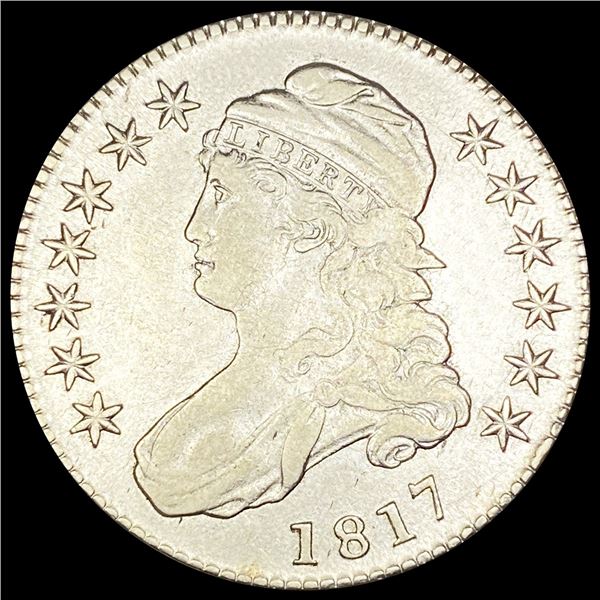 1817 Capped Bust Half Dollar LIGHTLY CIRCULATED