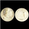 Image 1 : (2) Seated Liberty Dimes NICELY CIRCULATED