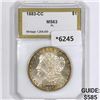 Image 1 : 1883-CC Morgan Silver Dollar PCI-MS63 PL