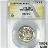 Image 1 : 1979 Brdstruck Washington Quarter ANACS-MS64