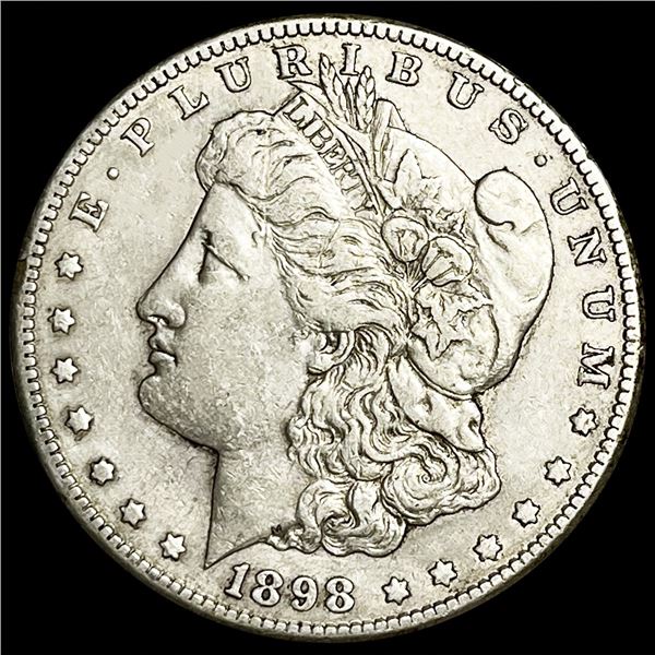 1898-S Morgan Silver Dollar NEARLY UNCIRCULATED