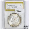 Image 1 : 1878 7/8TF Morgan Silver Dollar PGA-MS63+