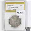 Image 1 : 1855-O Seated Liberty Half Dollar PGA-AU55 Arrows