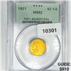 Image 1 : 1927 $2.50 Gold Quarter Eagle PCGS-MS62