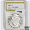 Image 1 : 1878-S Morgan Silver Dollar PGA-MS64