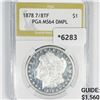 Image 1 : 1878 7/8TF Morgan Silver Dollar PGA-MS64 PL
