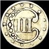 Image 2 : 1852 Silver Three Cent NICELY CIRCULATED