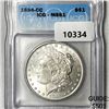 Image 1 : 1884-CC Morgan Silver Dollar ICG-MS61