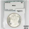 Image 1 : 1878-CC Morgan Silver Dollar PCI-MS63