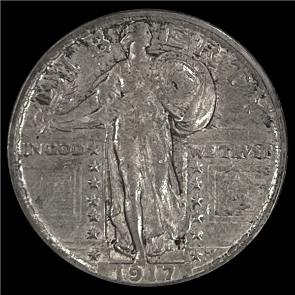 1917 Standing Liberty Quarter CLOSELY