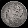 Image 1 : 1890-CC Morgan Silver Dollar NICELY CIRCULATED