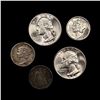 Image 1 : (5) Misc US Coins includes Silver