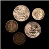 Image 2 : (5) Misc US Coins includes Silver