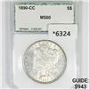 Image 1 : 1890-CC Morgan Silver Dollar PCI-MS60