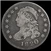 Image 1 : 1820 Capped Bust Dime NICELY CIRCULATED