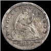 Image 1 : 1854 Arrows Seated Liberty Quarter LIGHTLY CIRC