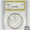 Image 1 : 1901 Morgan Silver Dollar PGA-MS62