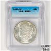 Image 1 : 1883-CC Morgan Silver Dollar ICG-MS65