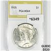Image 1 : 1935 Silver Peace Dollar PGA-MS64