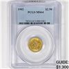Image 1 : 1902 $2.50 Gold Quarter Eagle PCGS-MS64