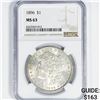 Image 1 : 1896 Morgan Silver Dollar NGC-MS63