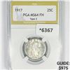 Image 1 : 1917 Standing Liberty Quarter PGA-MS64 FH, Ty 2