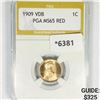 Image 1 : 1909 VDB Wheat Cent PGA-MS65 RED