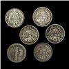 Image 2 : (6) Misc Dimes