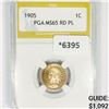 Image 1 : 1905 Indian Head Cent PGA-MS65 RD PL