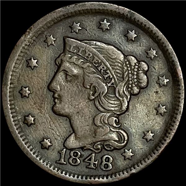 1848 Large Cent CLOSELY UNCIRCULATED