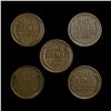 Image 2 : (5) Wheat Cents