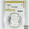 Image 1 : 1880-S Morgan Silver Dollar PGA-MS65