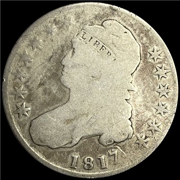 1817 Capped Bust Half Dollar NICELY CIRCULATED