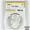 Image 1 : 1882-S Morgan Silver Dollar PGA-MS64