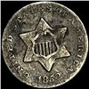 Image 1 : 1852 Silver Three Cent NICELY CIRCULATED