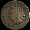 Image 1 : 1867 Indian Head Cent NICELY CIRCULATED
