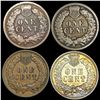 Image 2 : (4) Indian Head Cent