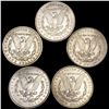 Image 2 : (5) Morgan Silver Dollars CLOSELY UNCIRCULATED
